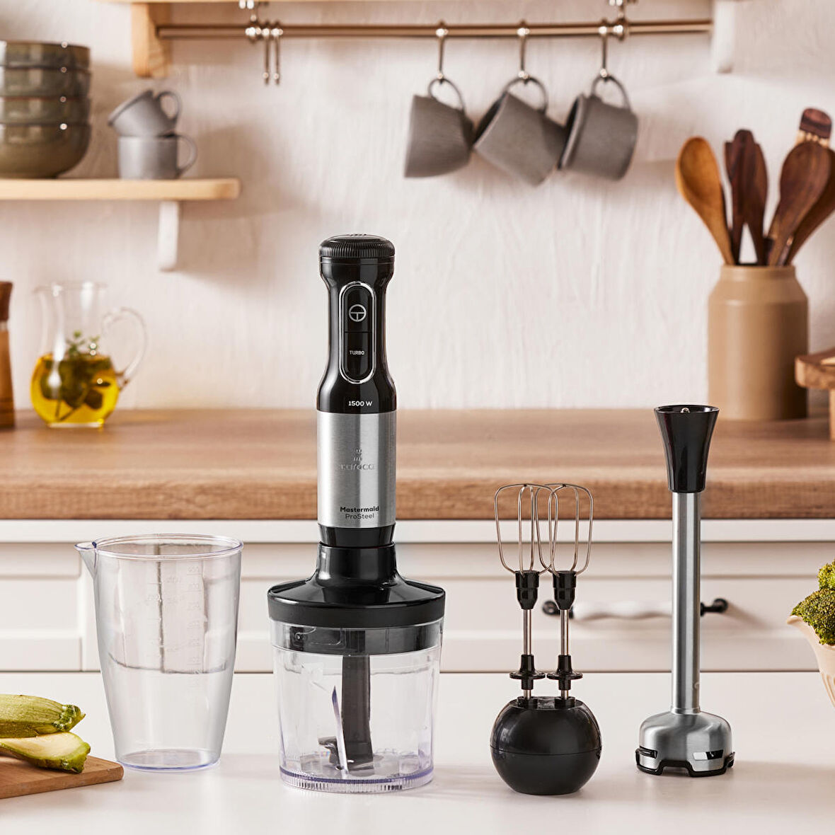 Karaca Mastermaid Prosteel 1500w Blender Seti siyah-ınox